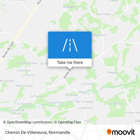 Chemin De Villeneuve map