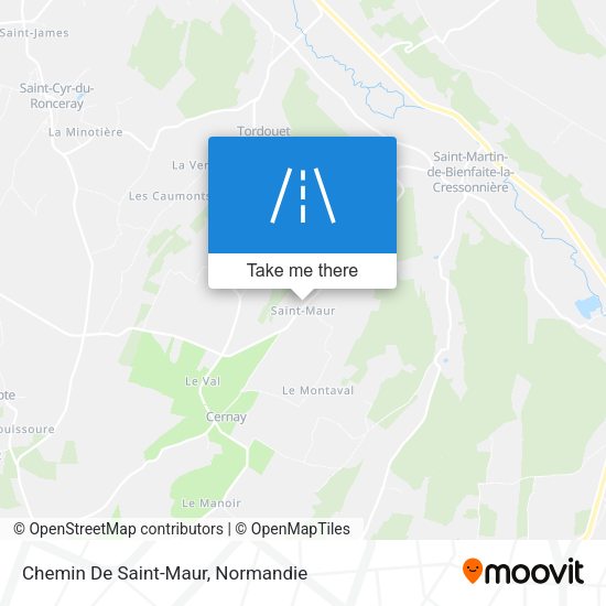 Chemin De Saint-Maur map