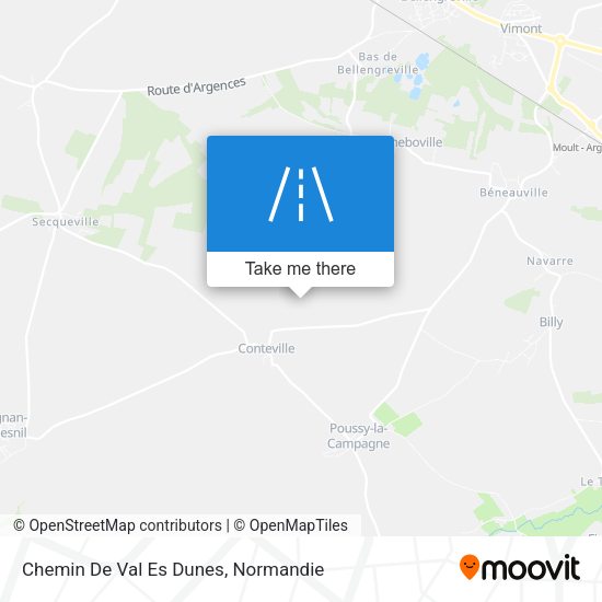 Chemin De Val Es Dunes map