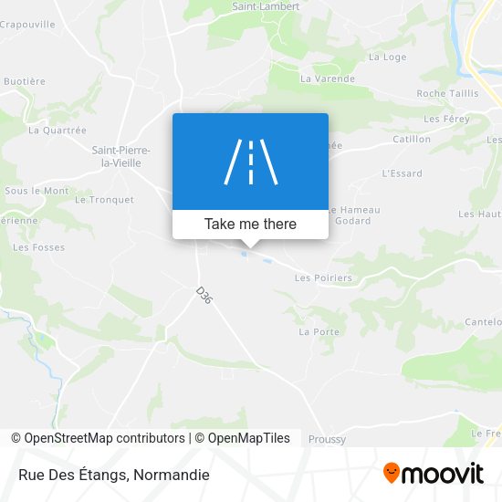 Rue Des Étangs map
