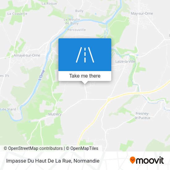 Impasse Du Haut De La Rue map