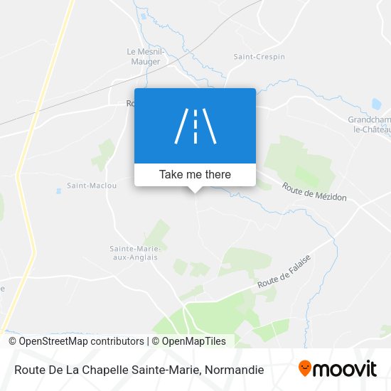 Route De La Chapelle Sainte-Marie map