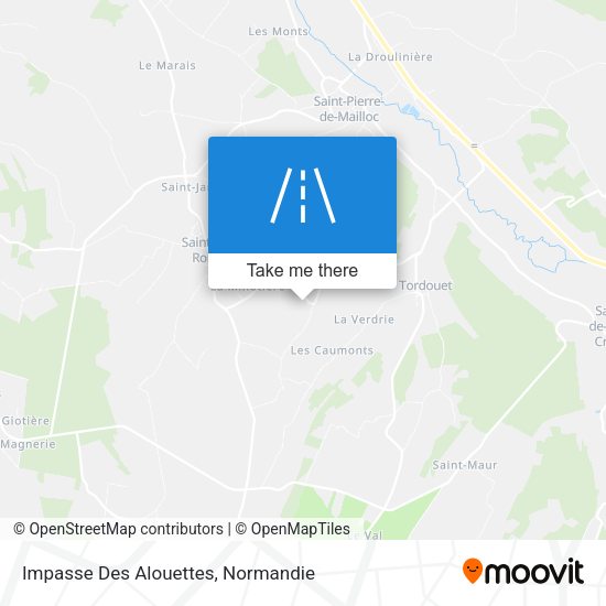 Impasse Des Alouettes map