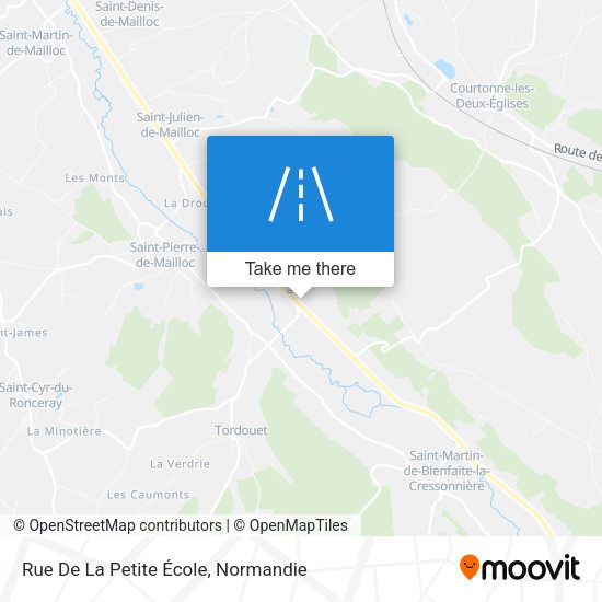 Rue De La Petite École map