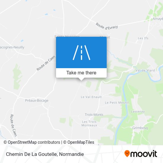 Chemin De La Goutelle map