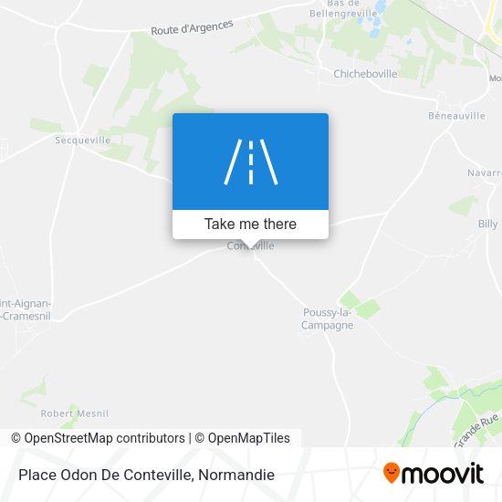 Place Odon De Conteville map
