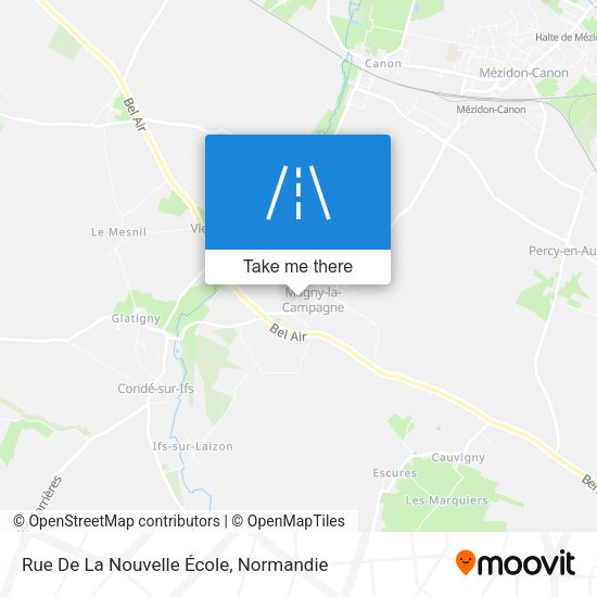 Rue De La Nouvelle École map
