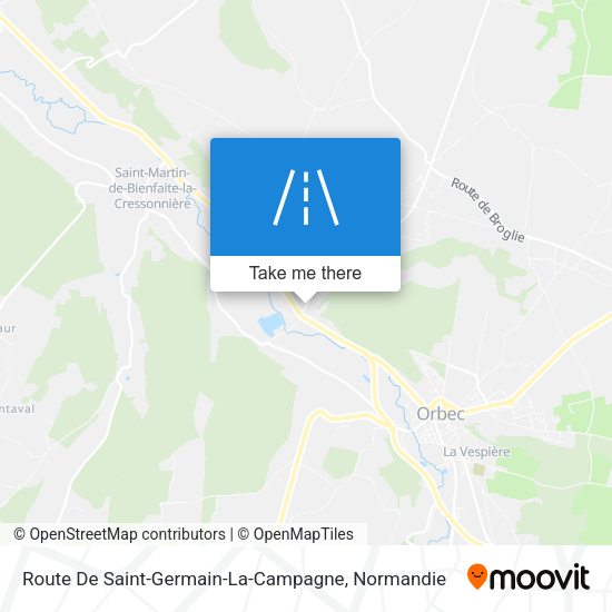 Route De Saint-Germain-La-Campagne map