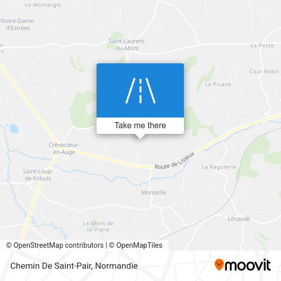 Chemin De Saint-Pair map