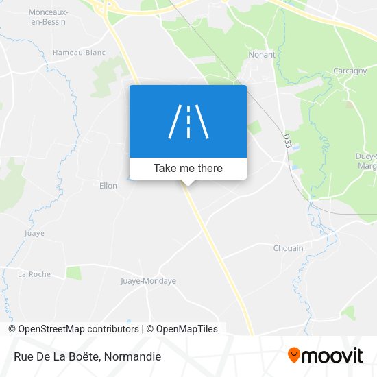 Rue De La Boëte map