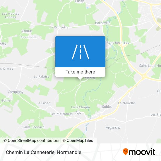 Chemin La Canneterie map