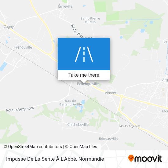 Impasse De La Sente À L'Abbé map