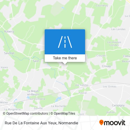 Rue De La Fontaine Aux Yeux map