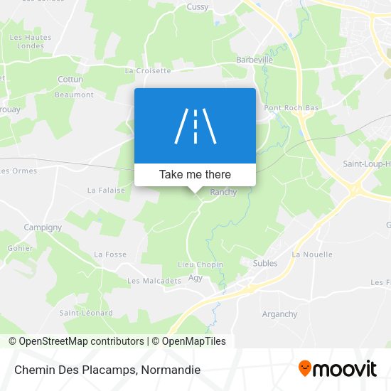 Chemin Des Placamps map