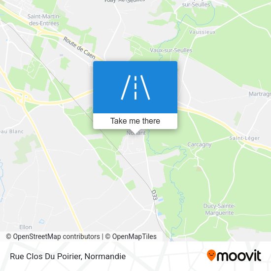 Rue Clos Du Poirier map