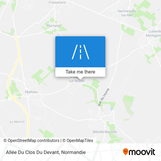 Allée Du Clos Du Devant map