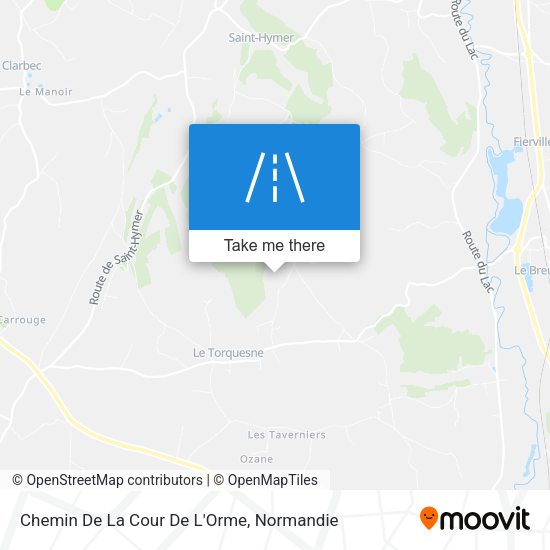 Chemin De La Cour De L'Orme map