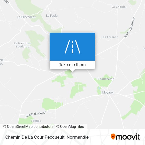 Chemin De La Cour Pecqueult map