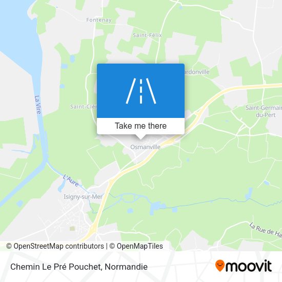 Chemin Le Pré Pouchet map