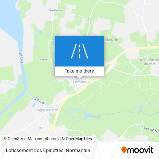 Lotissement Les Epinettes map