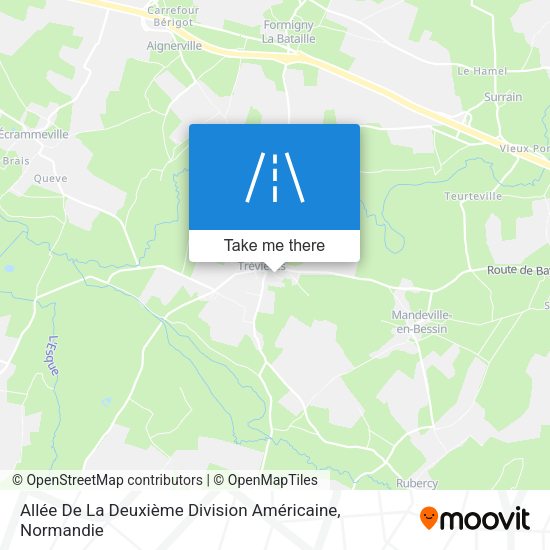 Allée De La Deuxième Division Américaine map