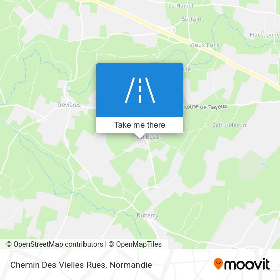 Chemin Des Vielles Rues map