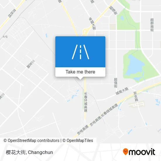 樱花大街 map