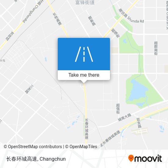 长春环城高速 map