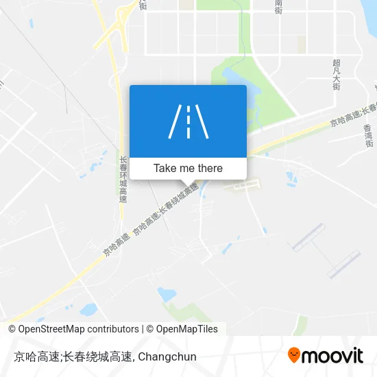 京哈高速;长春绕城高速 map