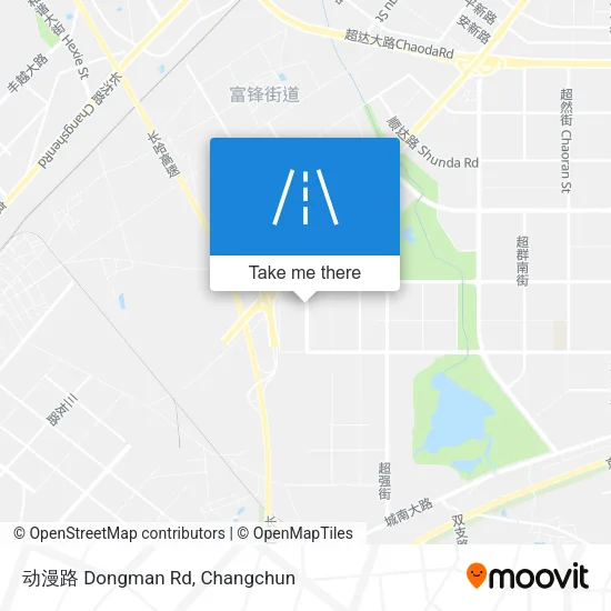 动漫路 Dongman Rd map