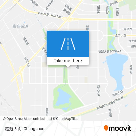 超越大街 map