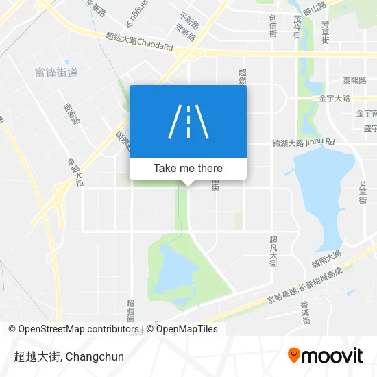 超越大街 map