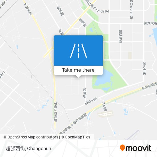 超强西街 map