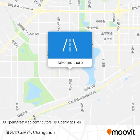 超凡大街辅路 map
