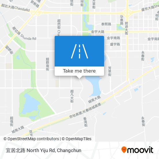 宜居北路 North Yiju Rd map