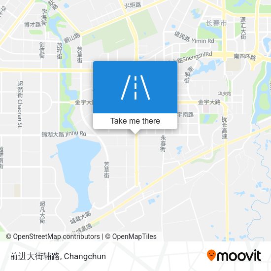 前进大街辅路 map