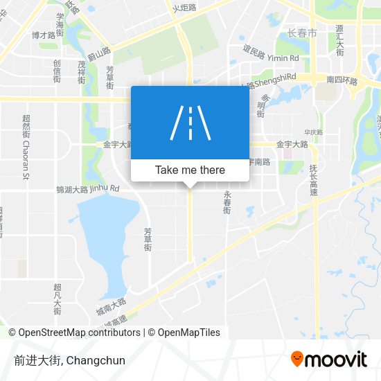 前进大街 map