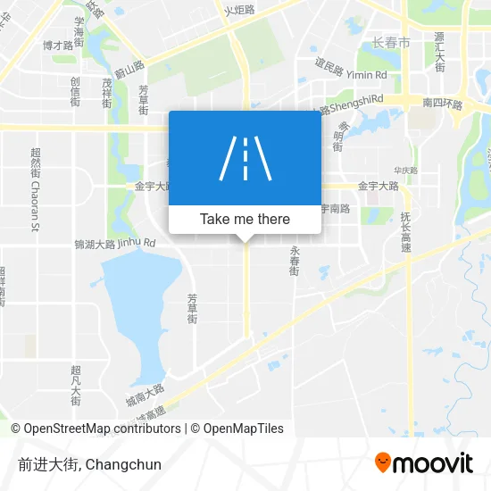 前进大街 map