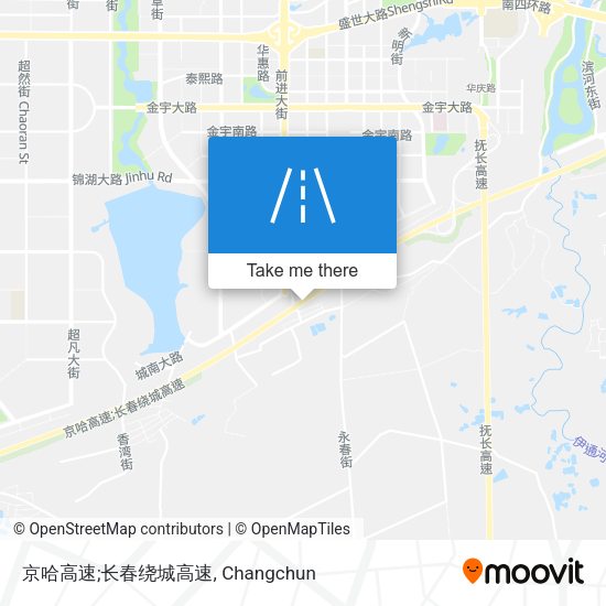 京哈高速;长春绕城高速 map