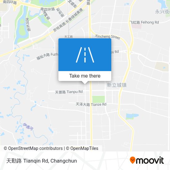 天勤路 Tianqin Rd map