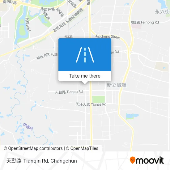 天勤路 Tianqin Rd map