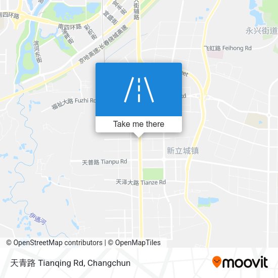 天青路 Tianqing Rd map