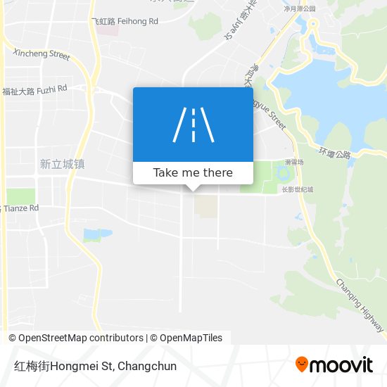 红梅街Hongmei St map