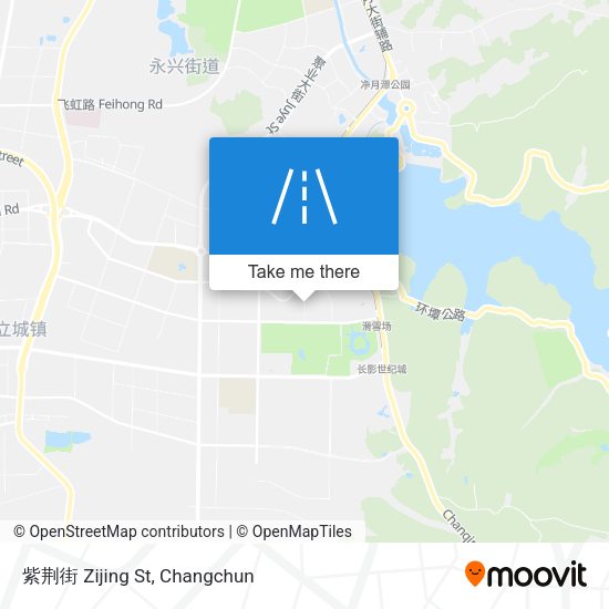 紫荆街 Zijing St map