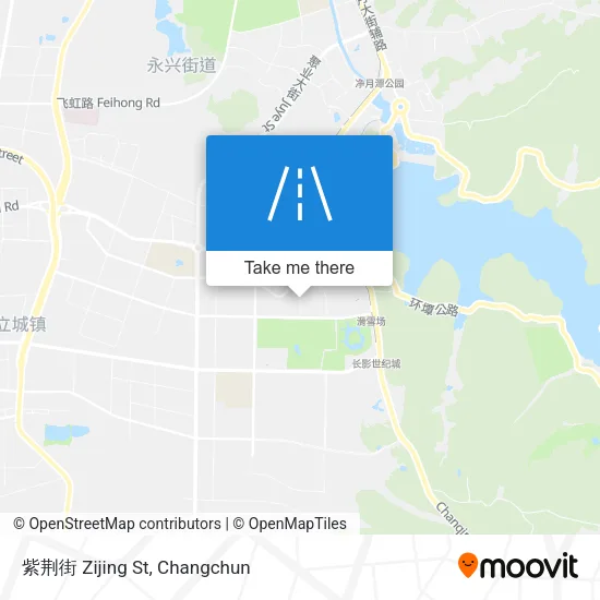 紫荆街 Zijing St map