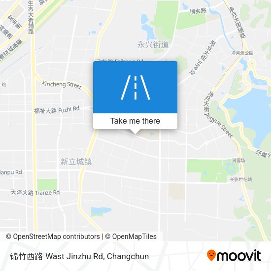 锦竹西路 Wast Jinzhu Rd map