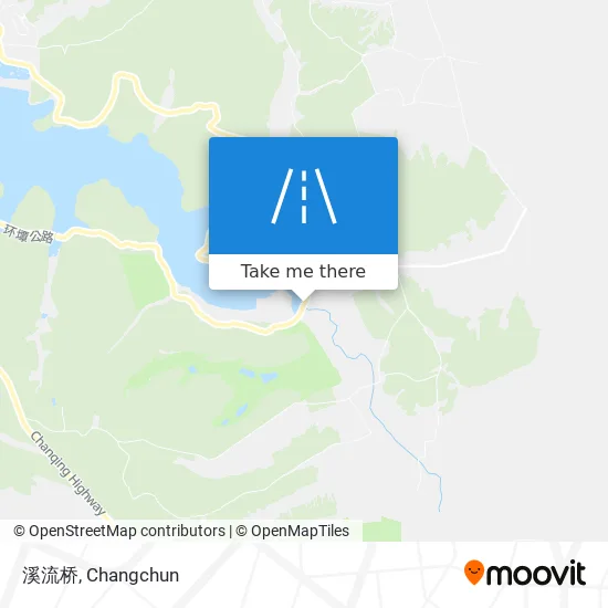 溪流桥 map