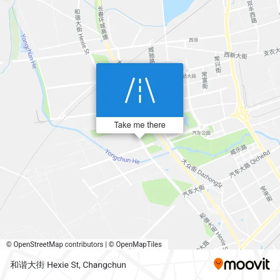 和谐大街 Hexie St map