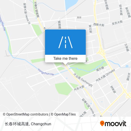 长春环城高速 map