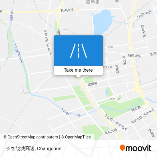 长春绕城高速 map